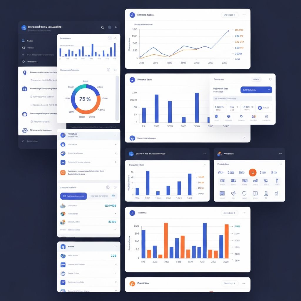 Vista detallada de herramientas profesionales de análisis de demanda con gráficos de previsión para retail, dashboards interactivos con datos de e-commerce y métricas de gestión de inventario